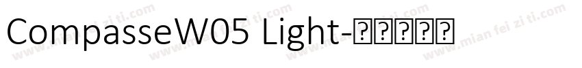 CompasseW05 Light字体转换